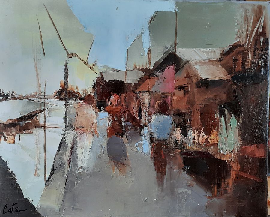 Marché au port